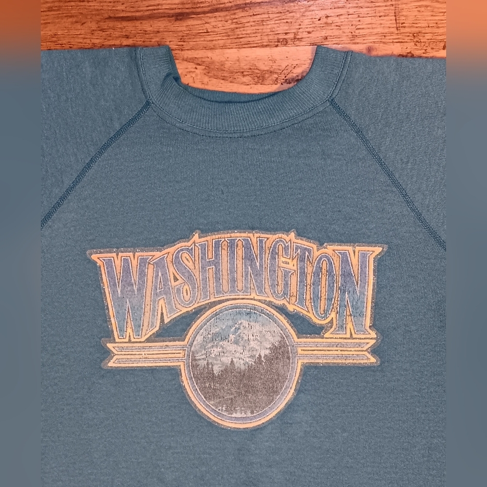 vintage Washington State sweatshirt souvenir shirt 50/50 college mountains